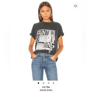Anine Bing Lili Tee Size Small